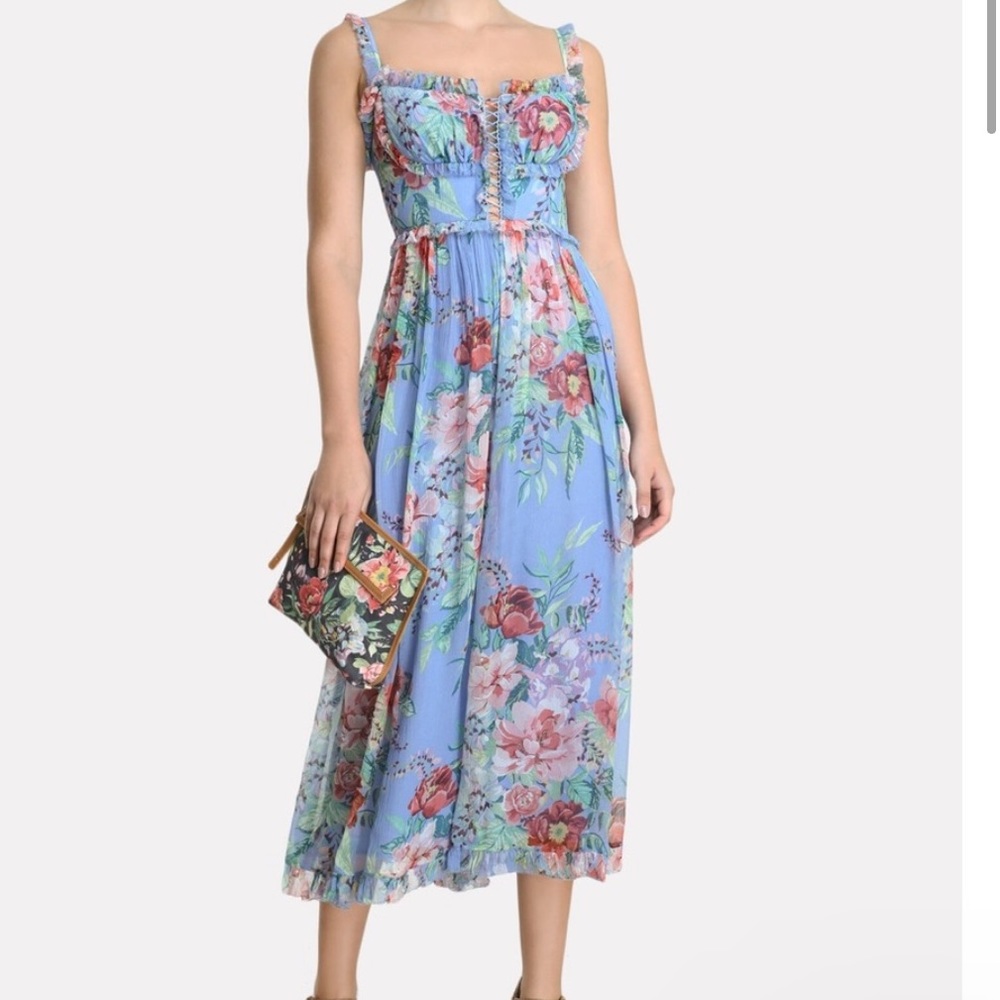 Zimmermann Bellitude Silk Corset Jumpsuit - Picture 4 of 11